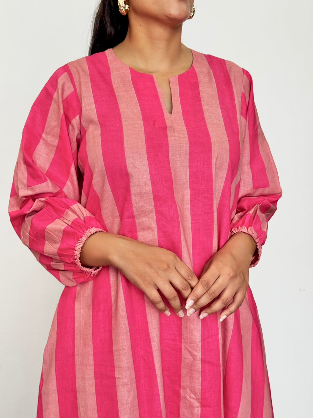 Magenta Striped co-ord- Set