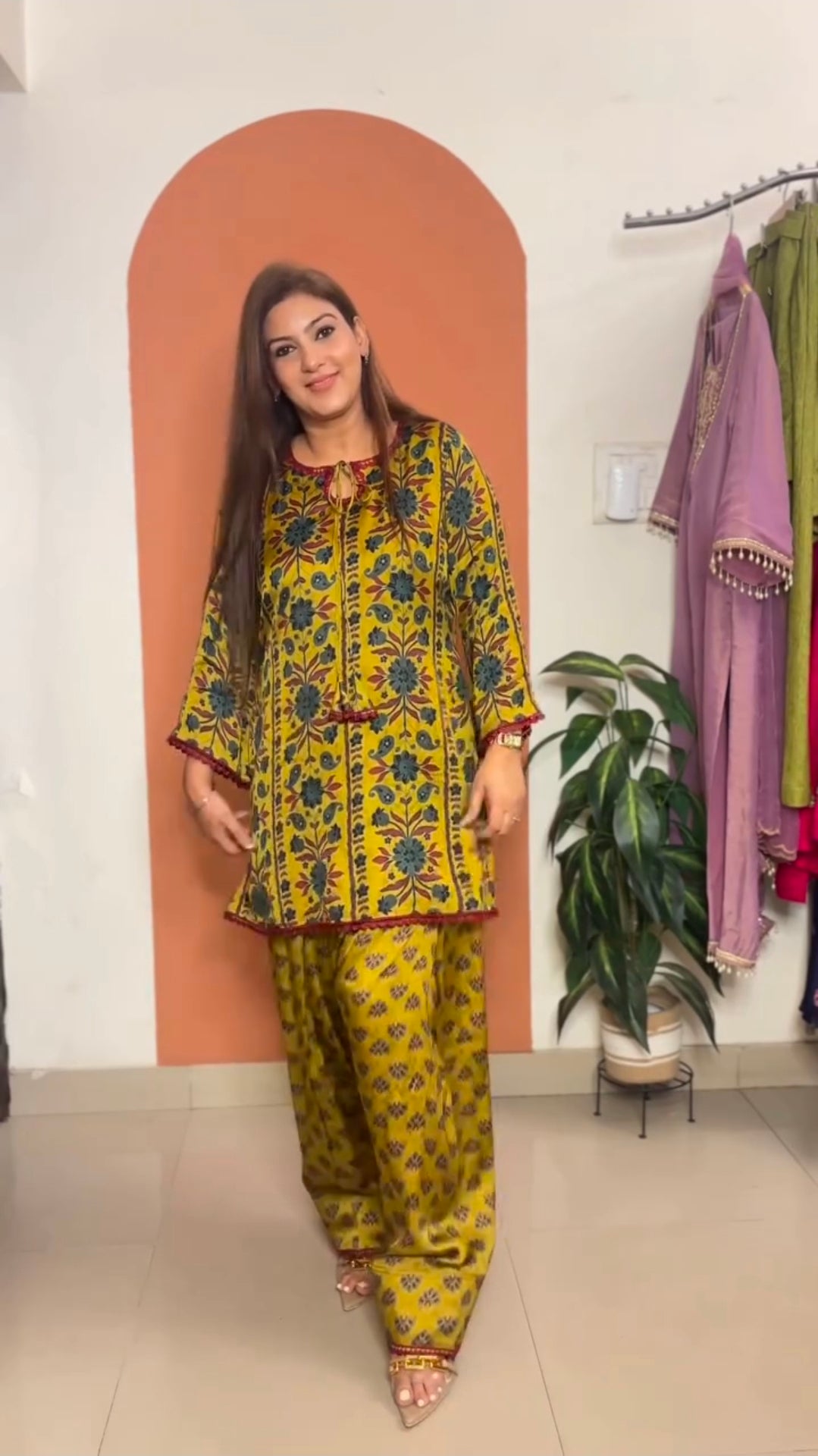 Erika Straight Kurta with Palazzo Pants