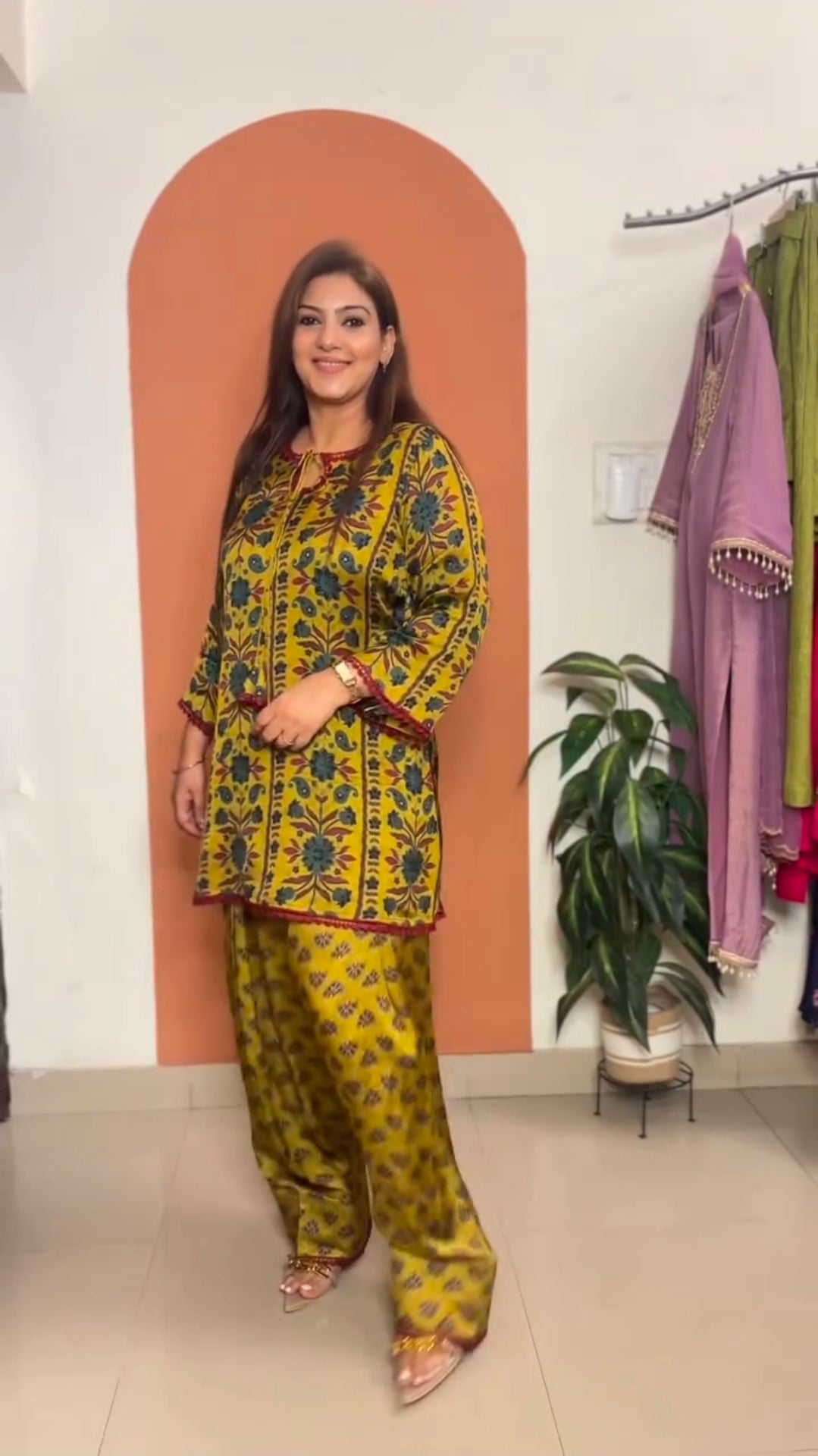 Erika Straight Kurta with Palazzo Pants