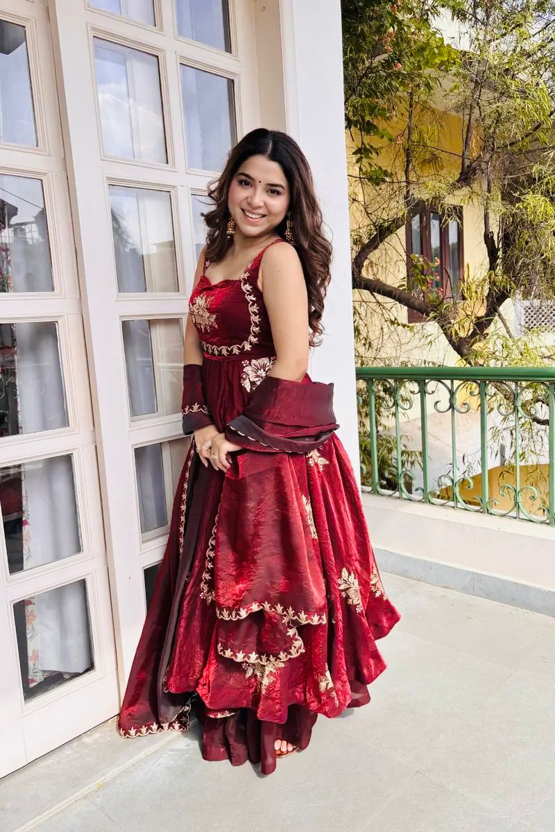 Pure Fendy 😍 Silk With Embroidery Sequence Work
