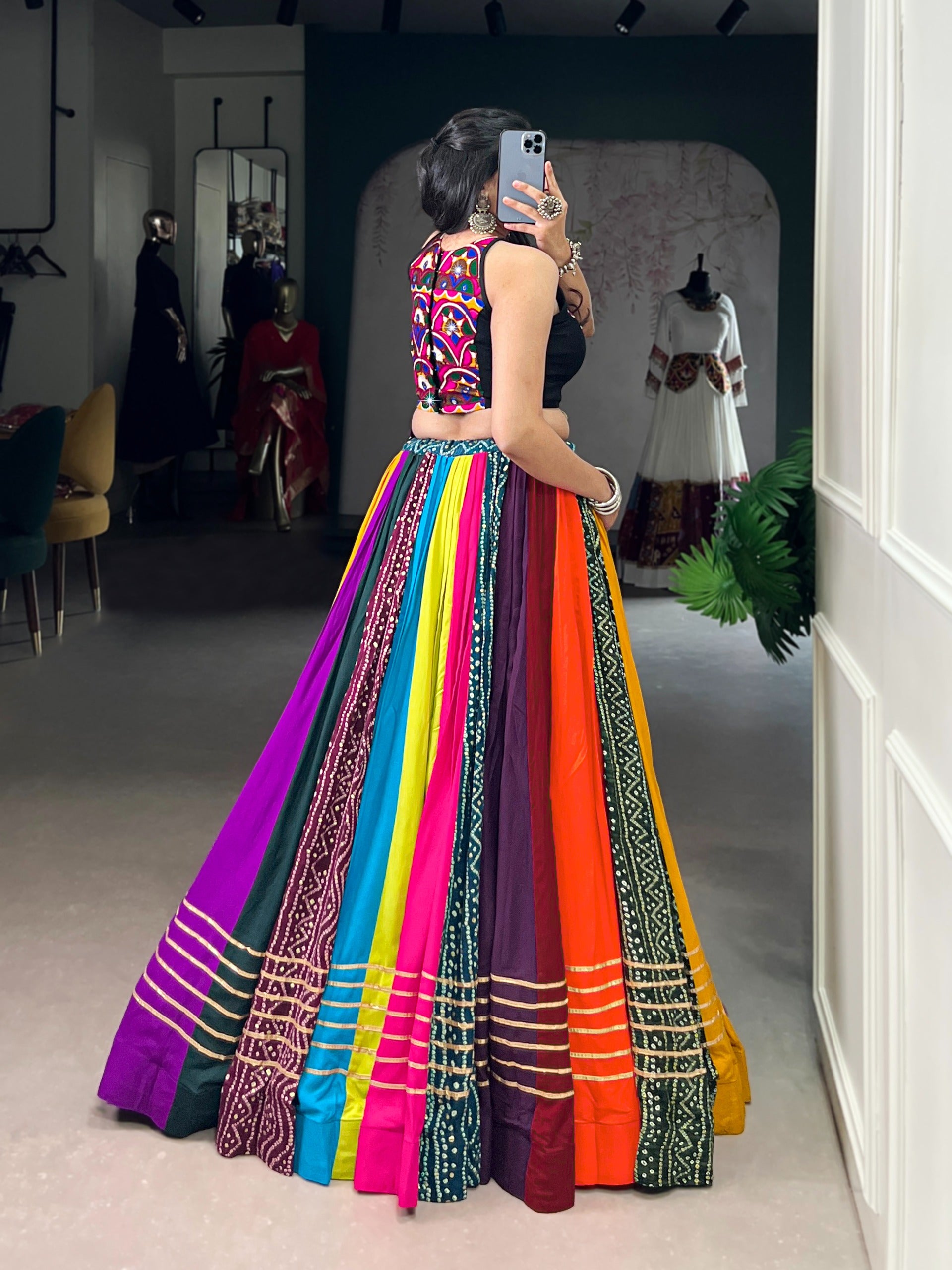 Navrang Patchwork Lehenga Set
