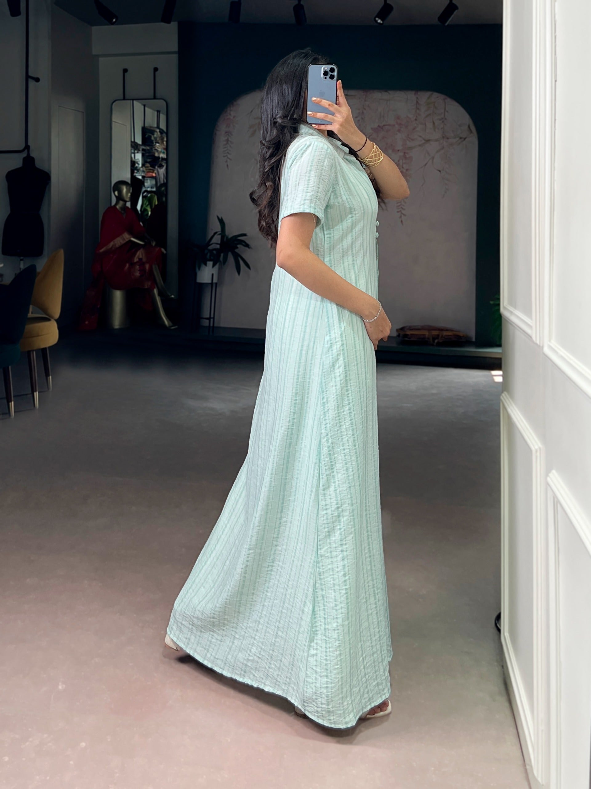 Soft textures, soothing tones, standout style Indo-Fusion Set