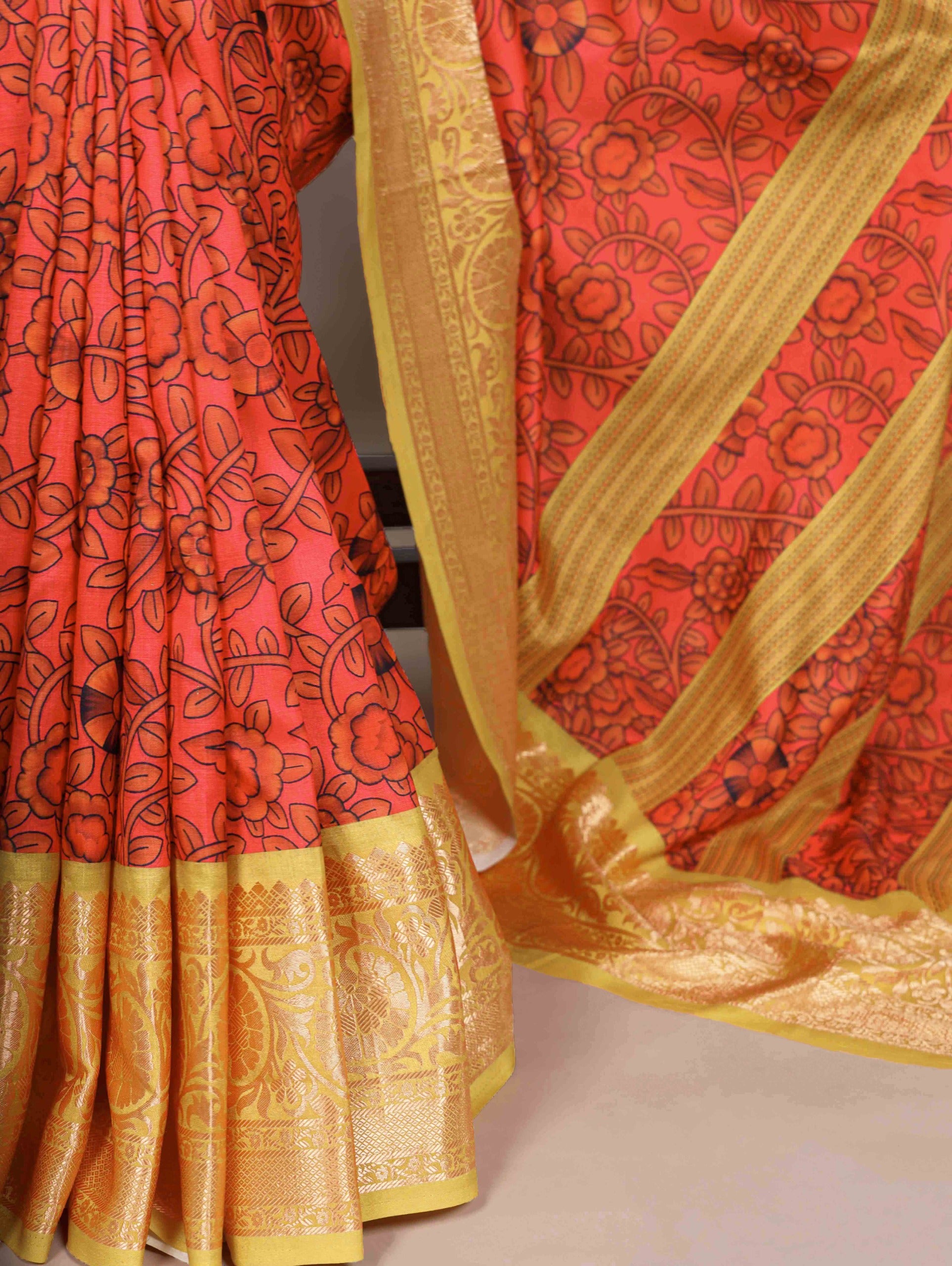 Chandni elegance with this stunning Tasar Silk saree