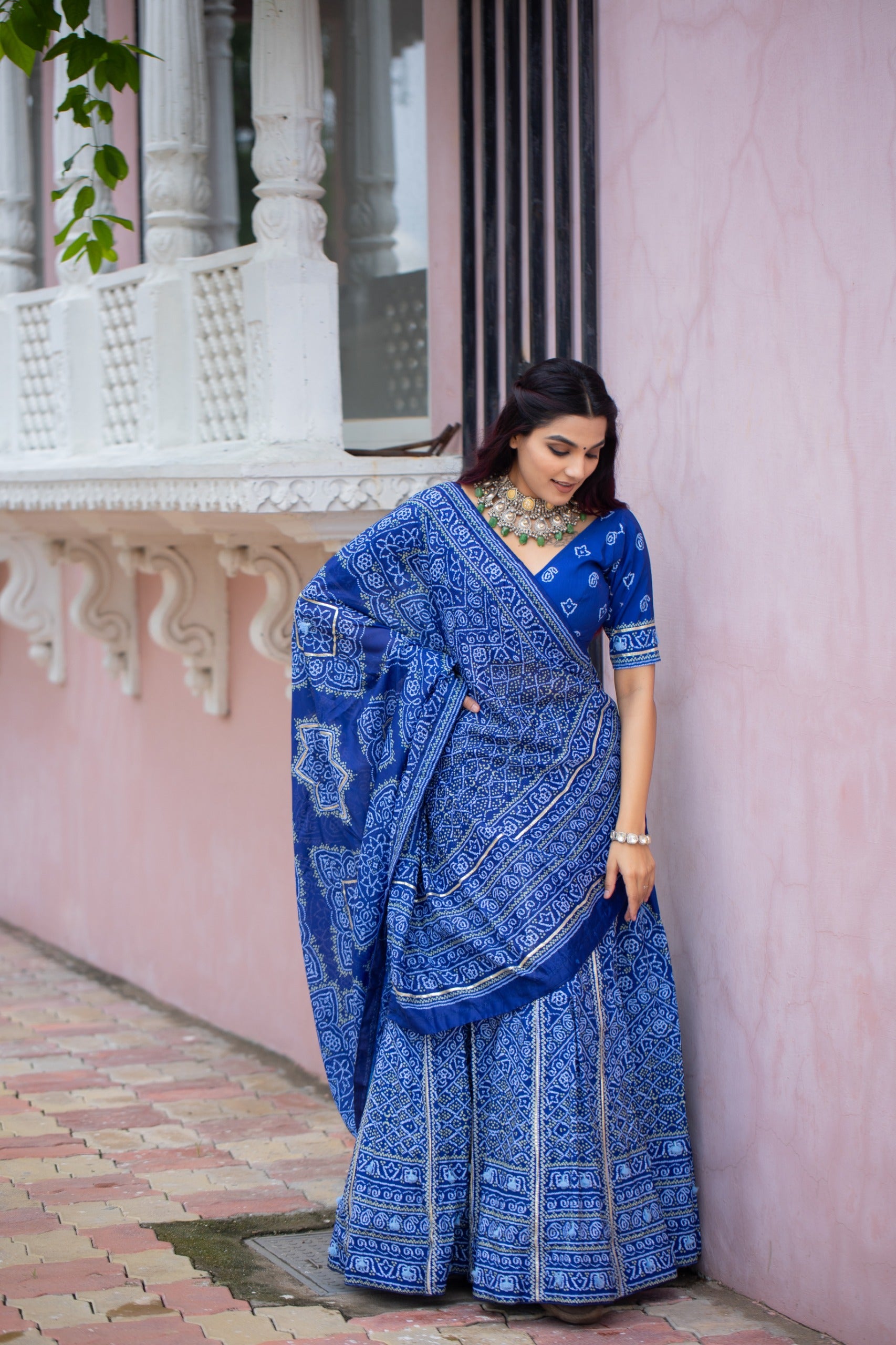 🌷Bandhani Lehenga choli 🌷