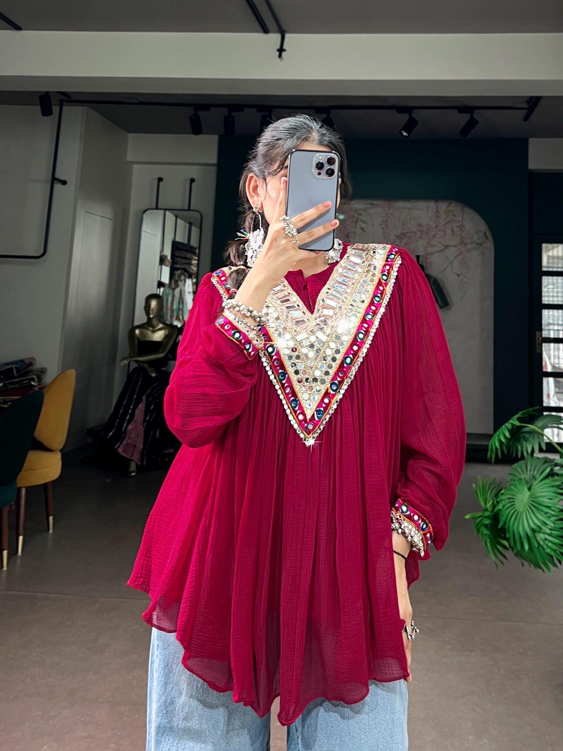 Garba Glam Lightweight & Comfortable Tops