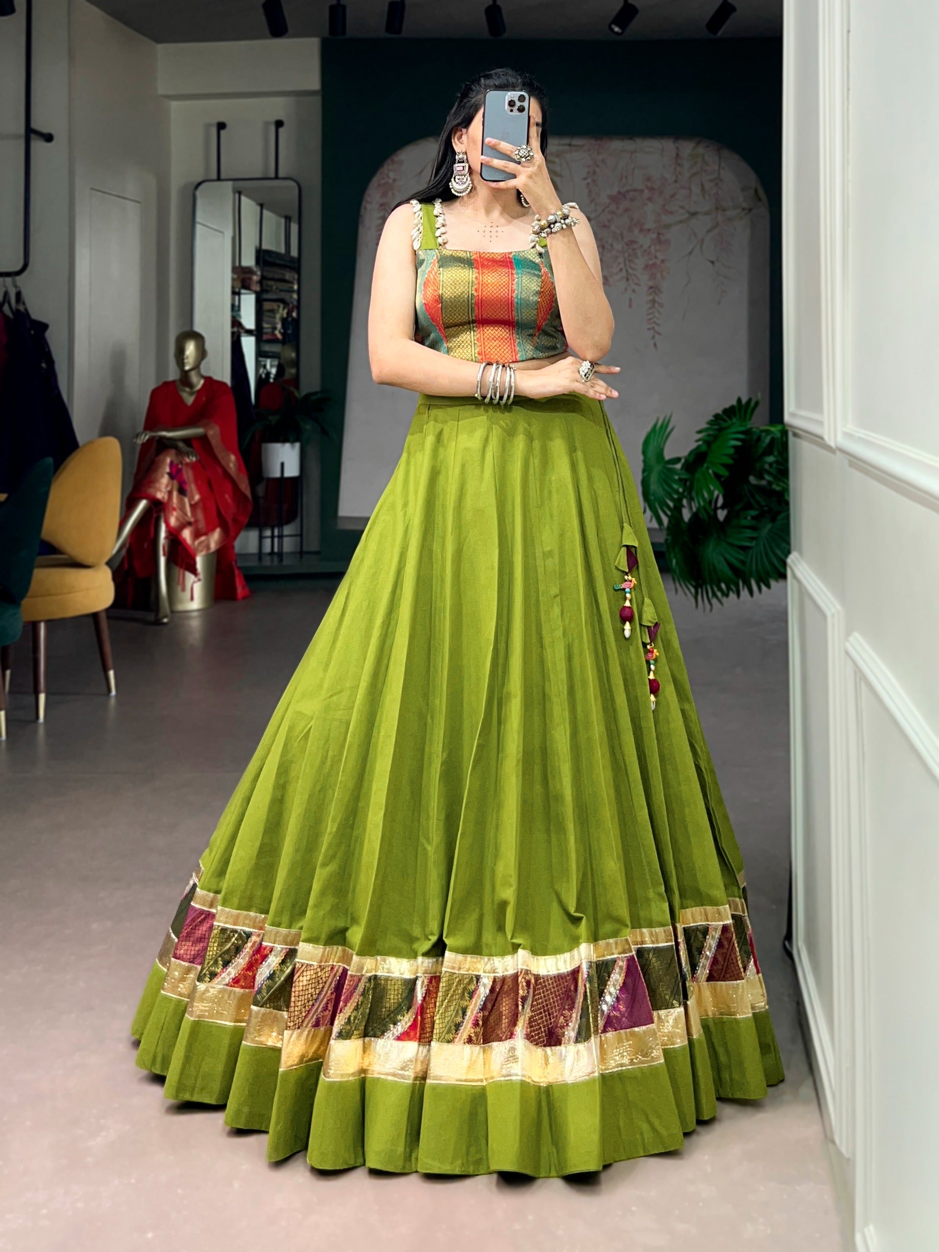 Navratri Raas Zari Lehenga