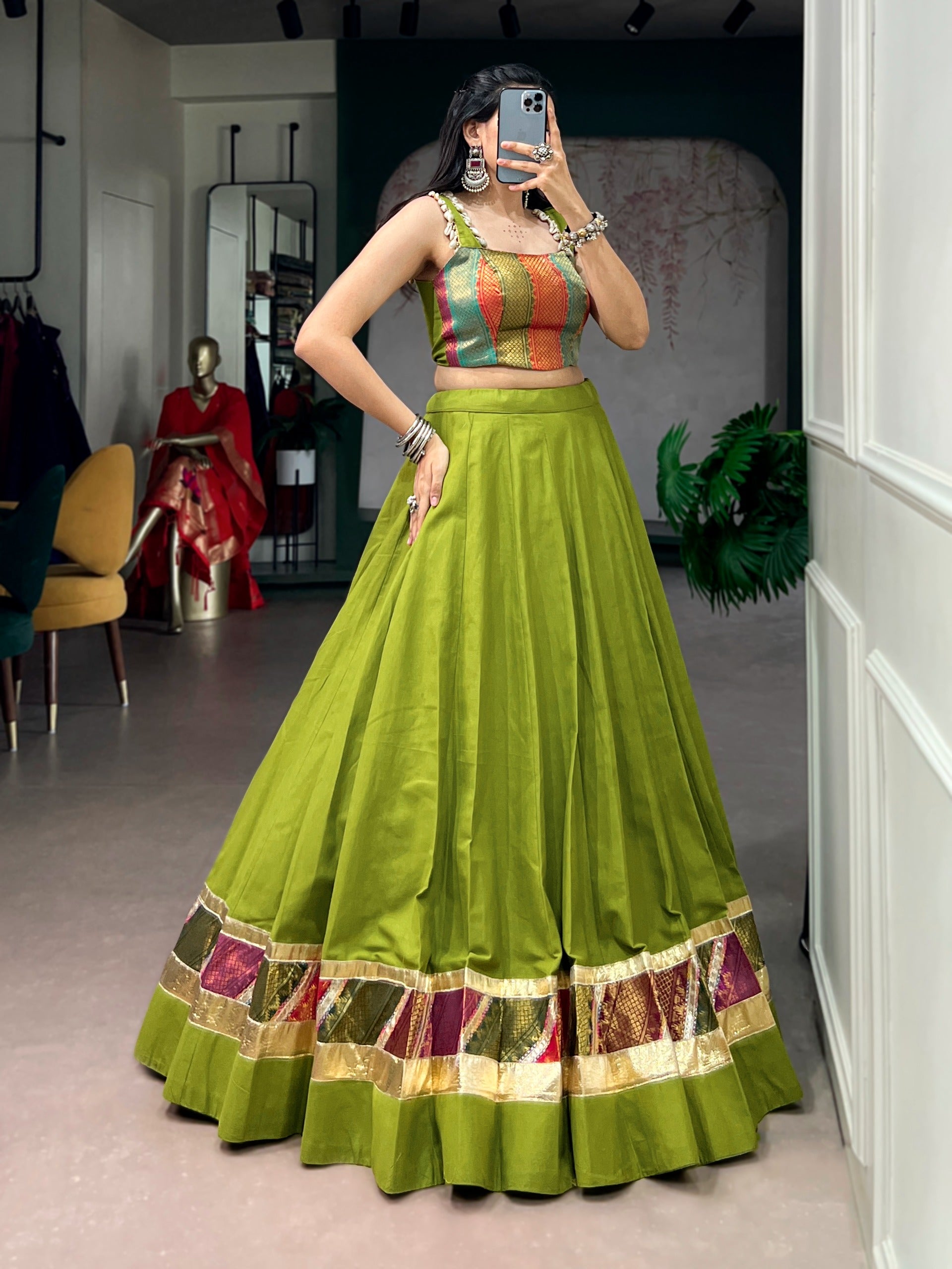 Navratri Raas Zari Lehenga