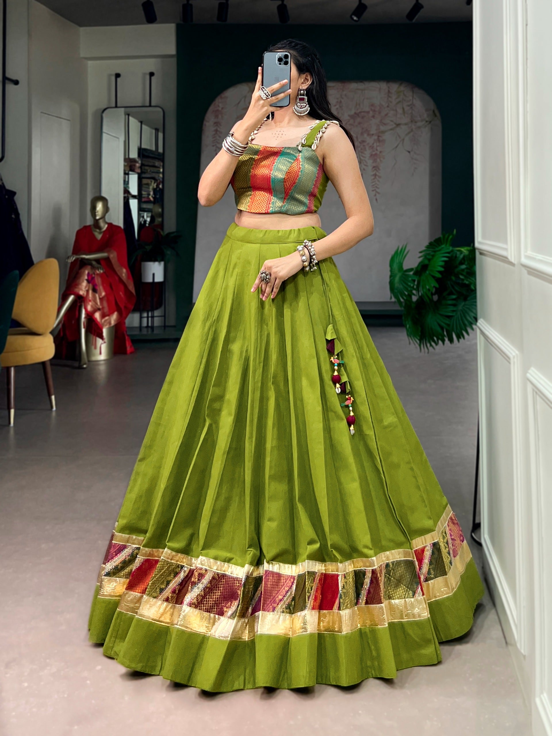 Navratri Raas Zari Lehenga
