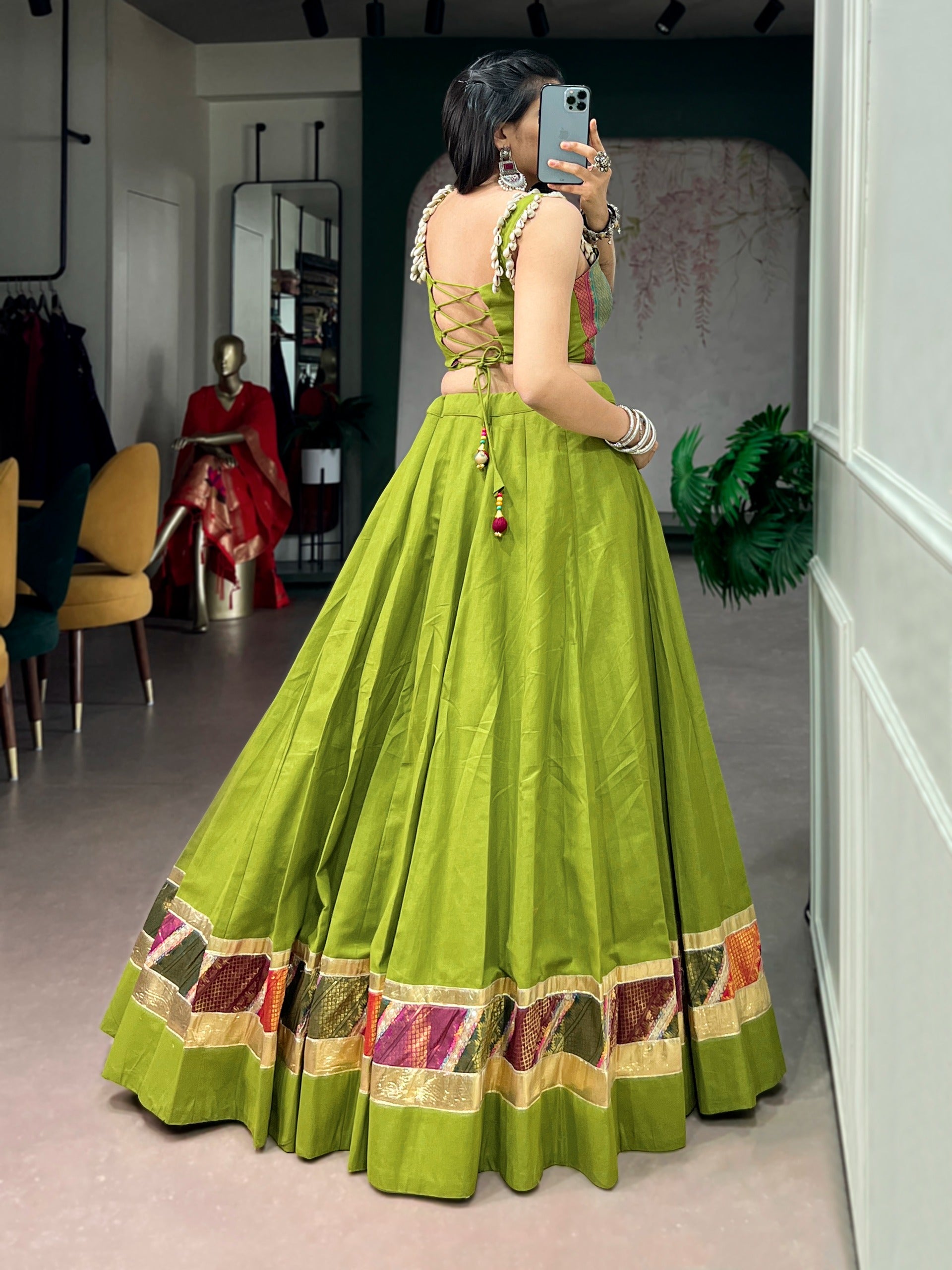 Navratri Raas Zari Lehenga