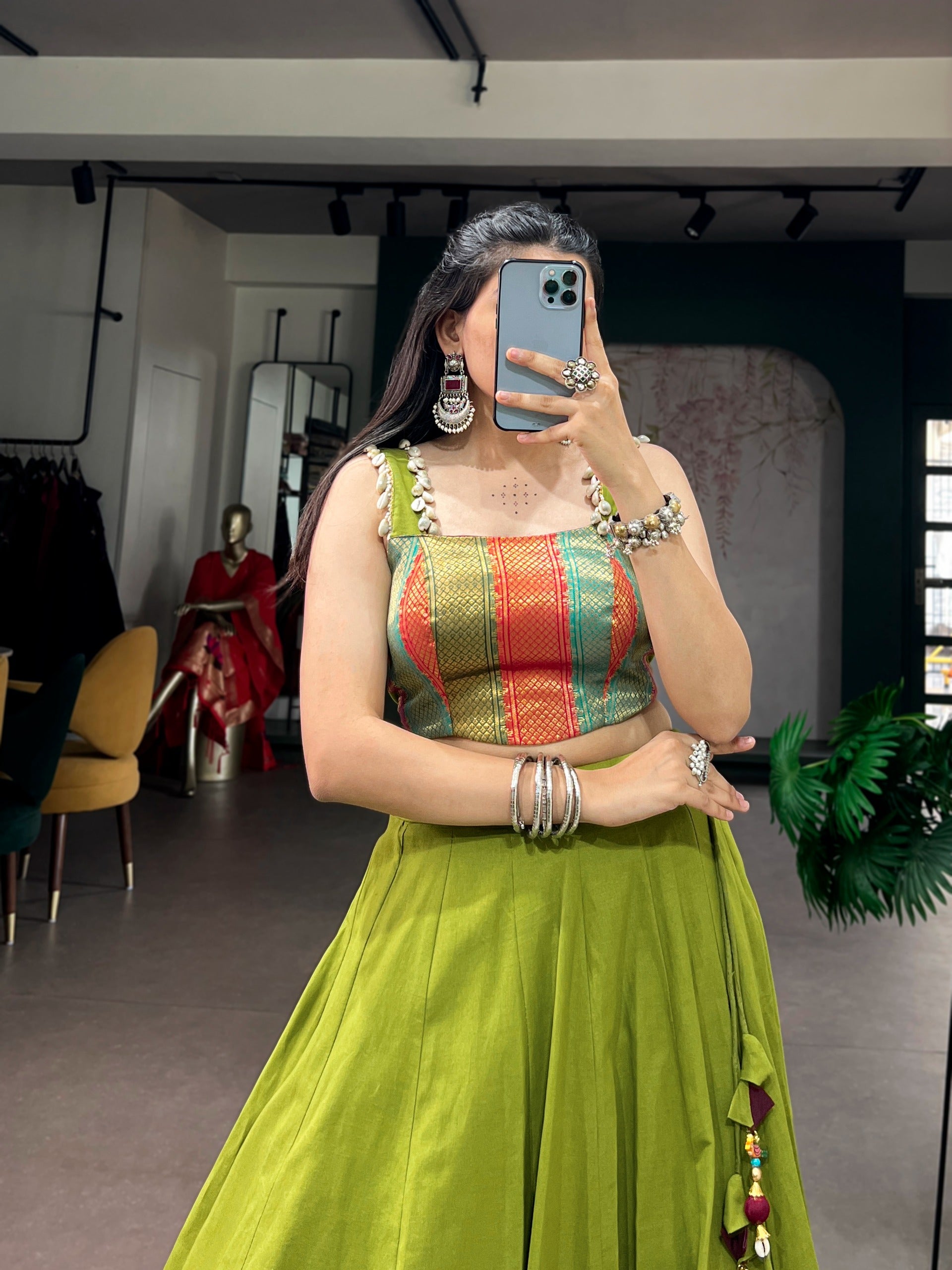 Navratri Raas Zari Lehenga