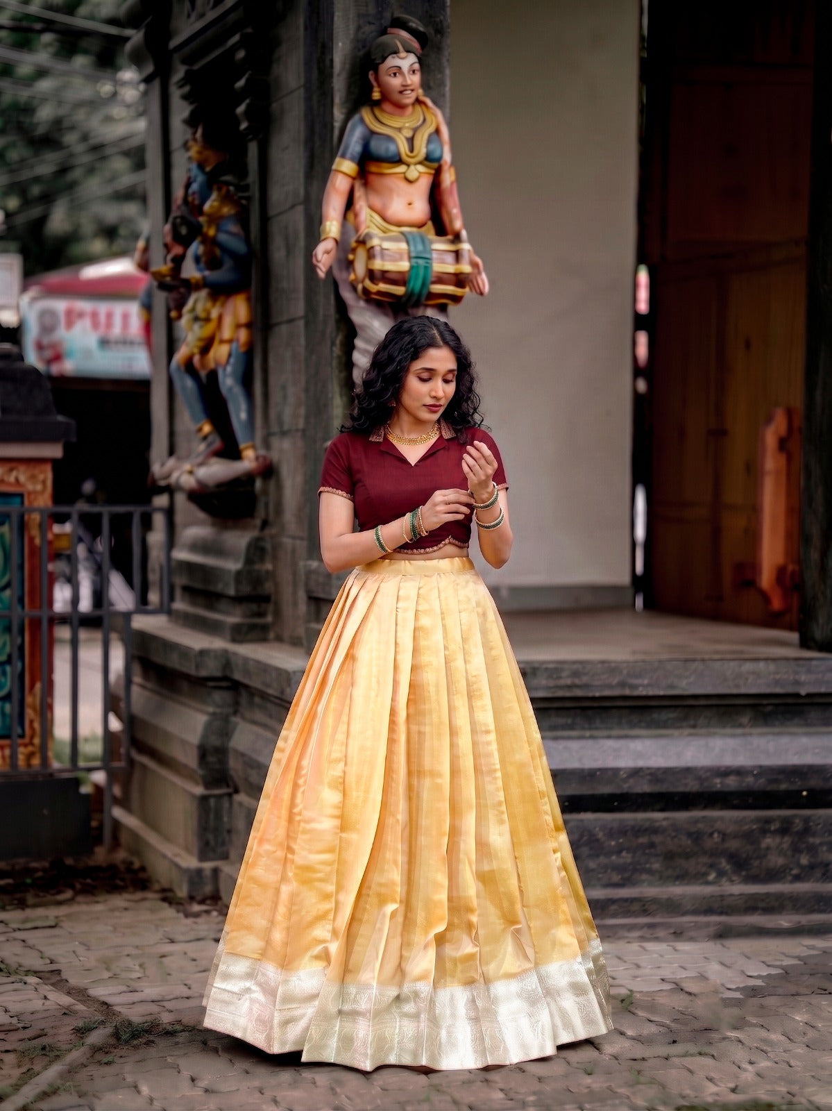 Onam Pavada Set