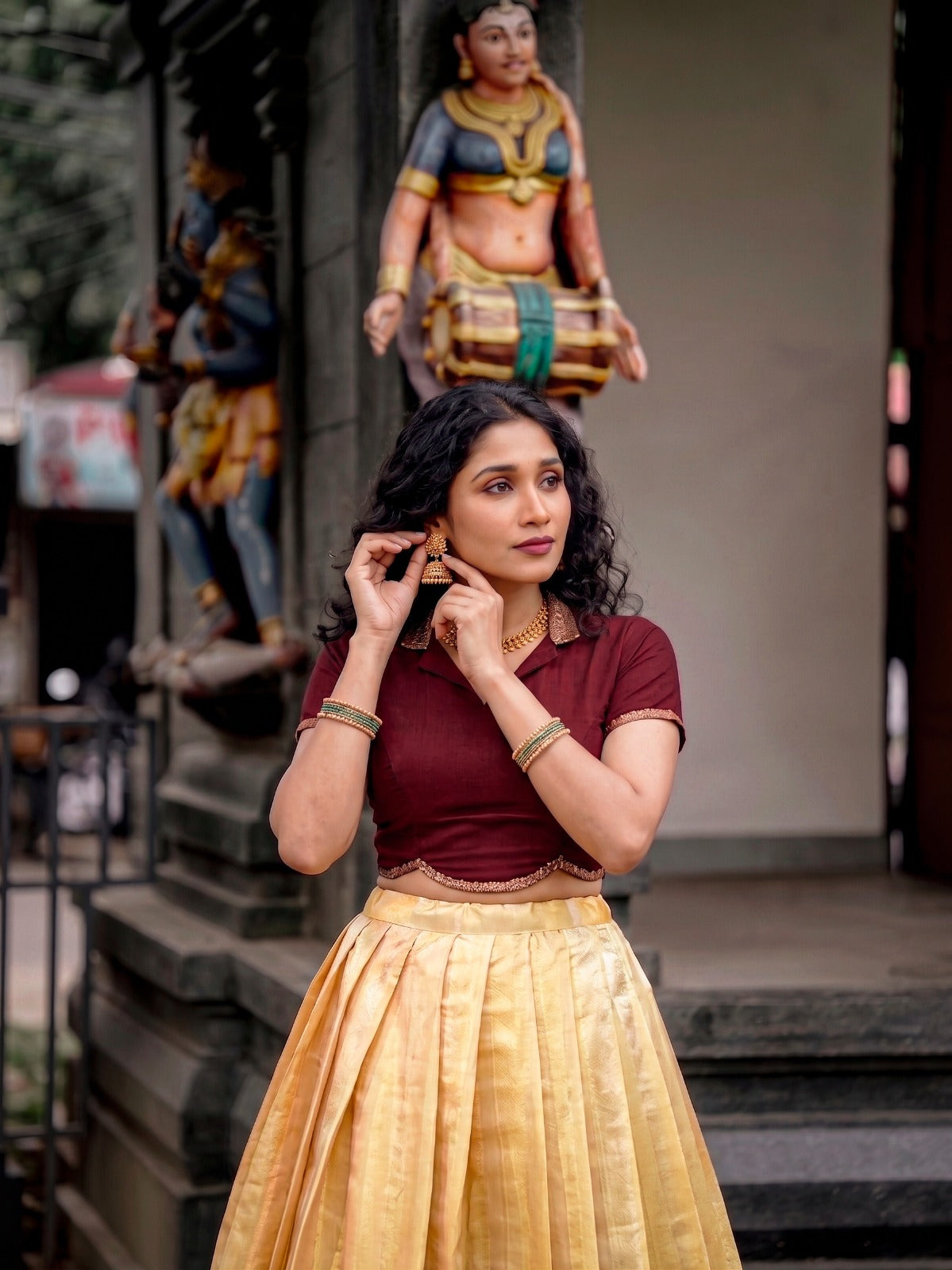 Onam Pavada Set