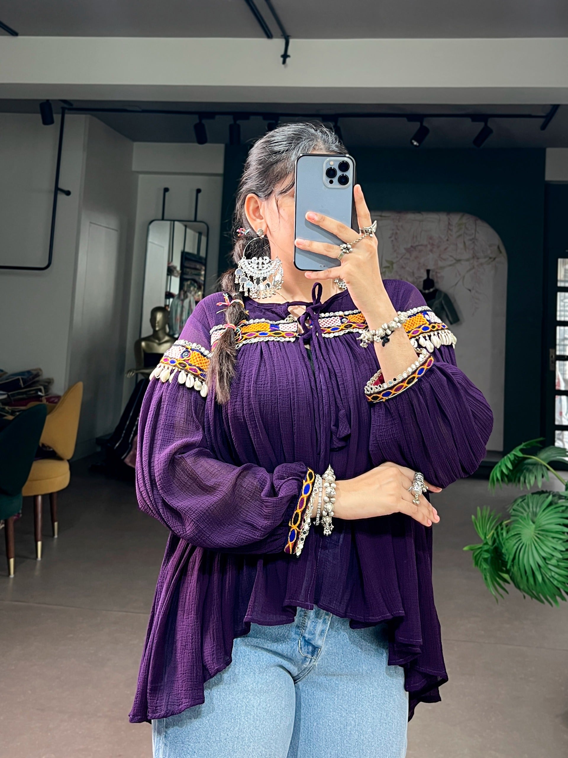 Garba Glam Lightweight & Comfortable Tops
