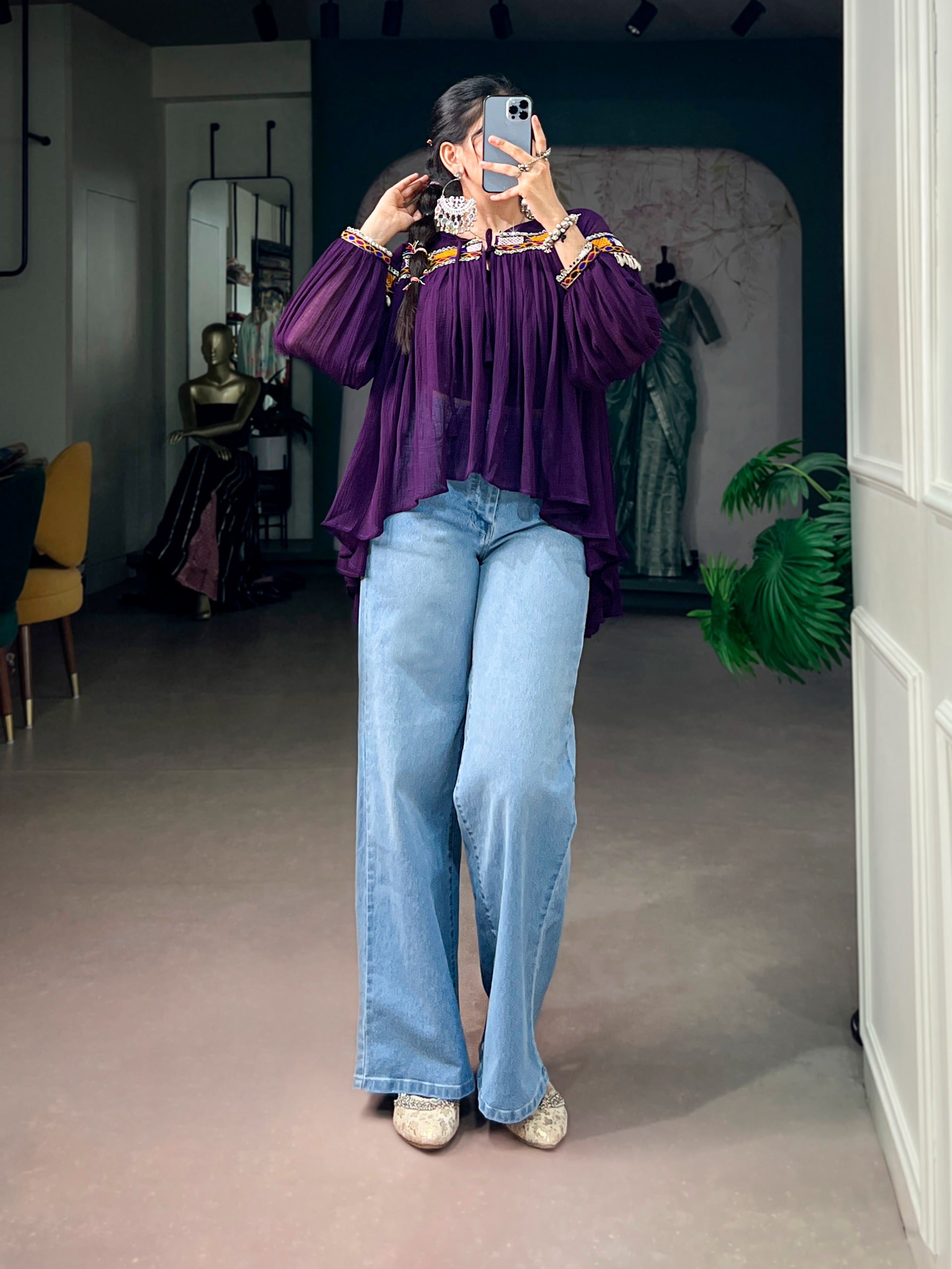 Garba Glam Lightweight & Comfortable Tops