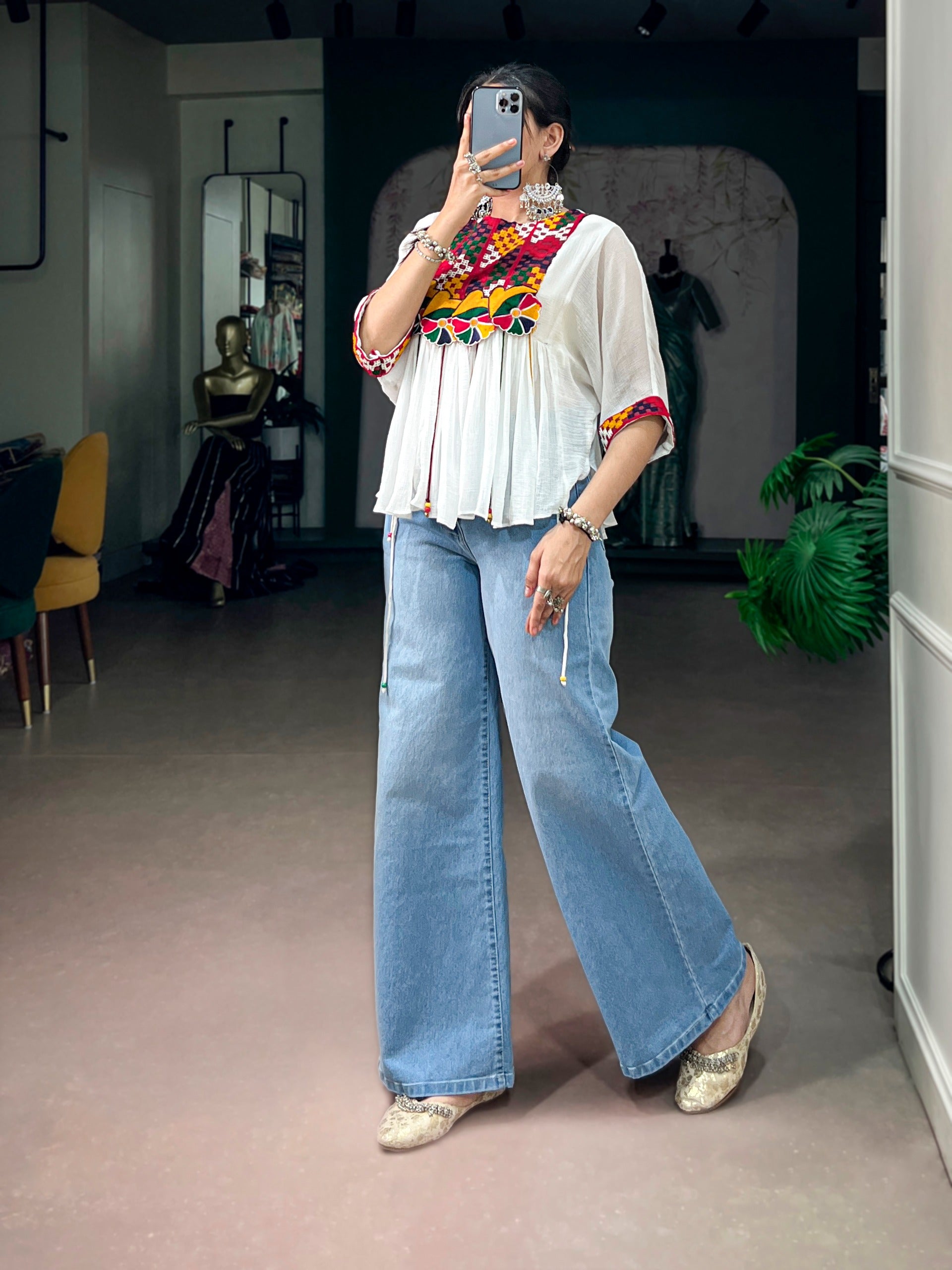 Garba Glam Lightweight & Comfortable Tops