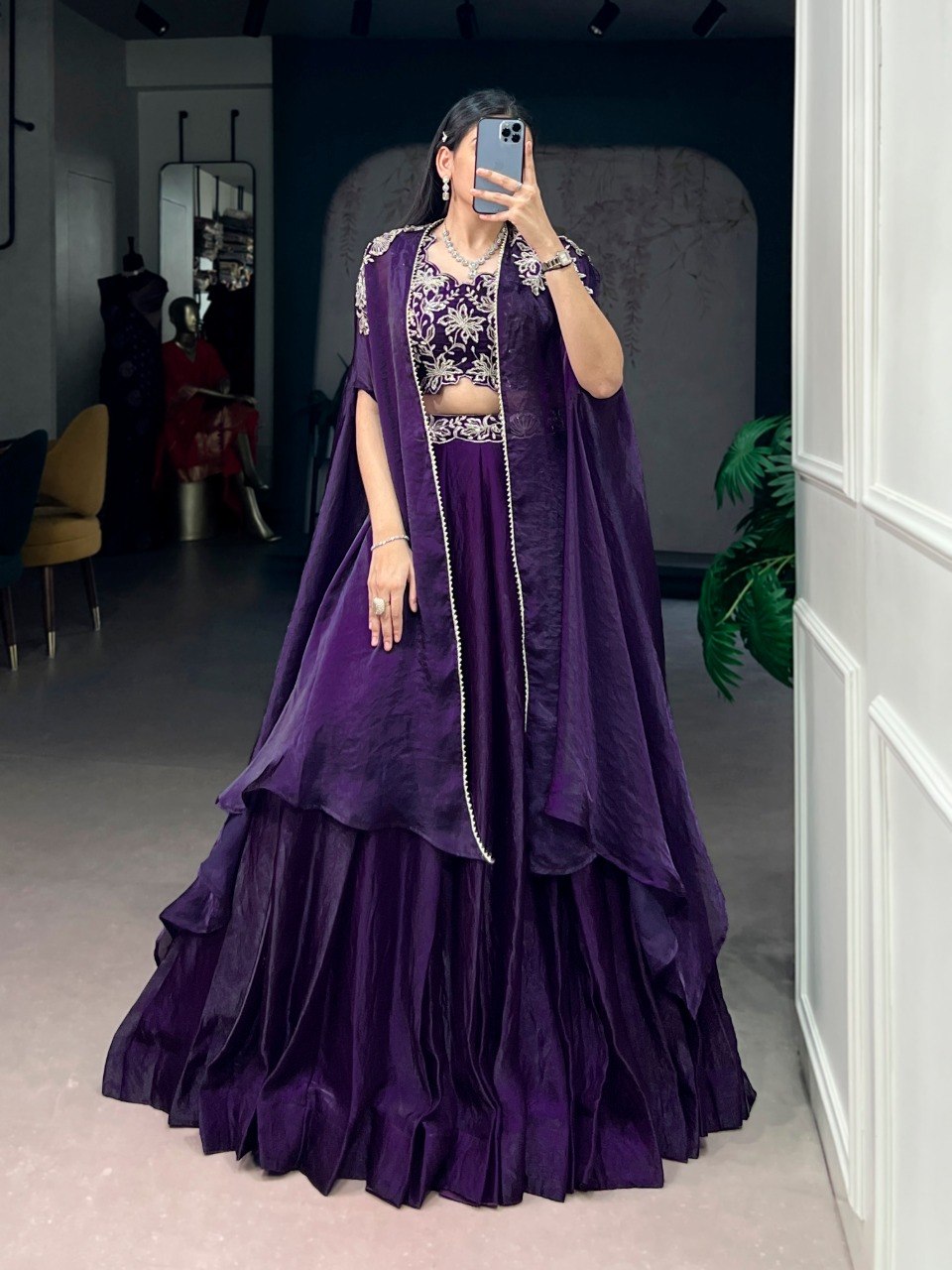 Blend Of Tradition Cape Style Lehenga