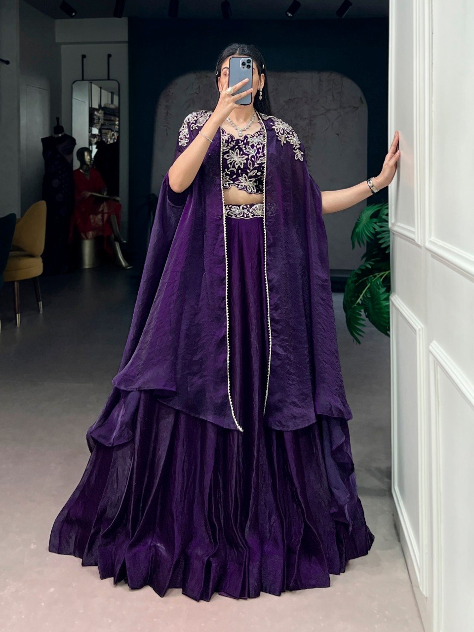 Blend Of Tradition Cape Style Lehenga