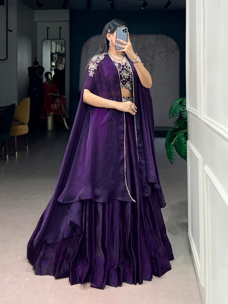 Blend Of Tradition Cape Style Lehenga