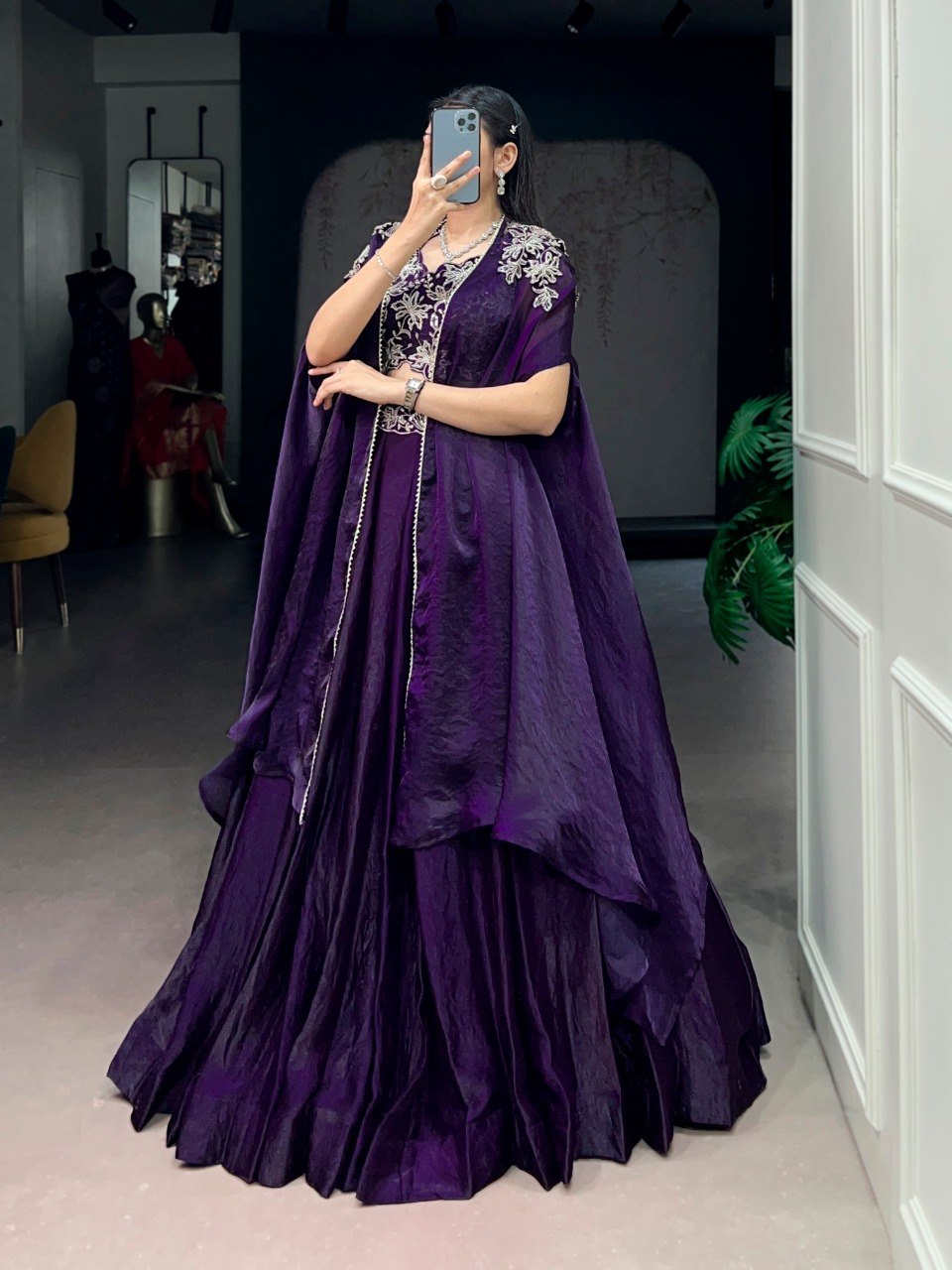 Blend Of Tradition Cape Style Lehenga