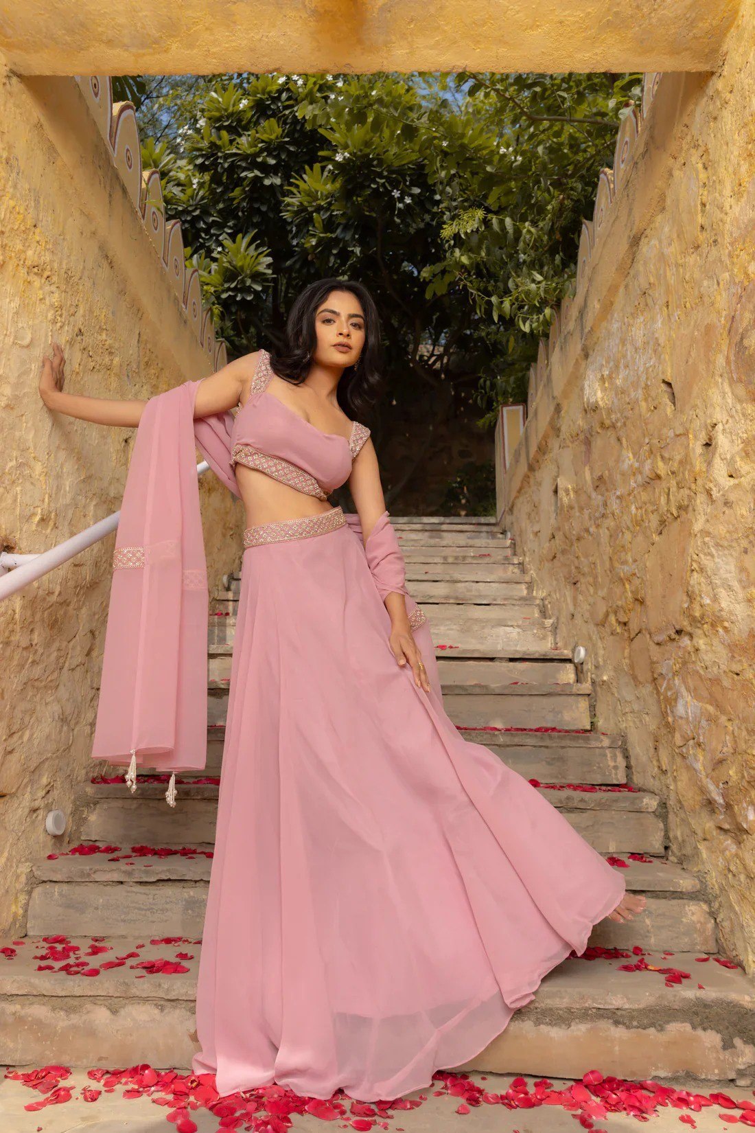 Pastel Lehenga Choli