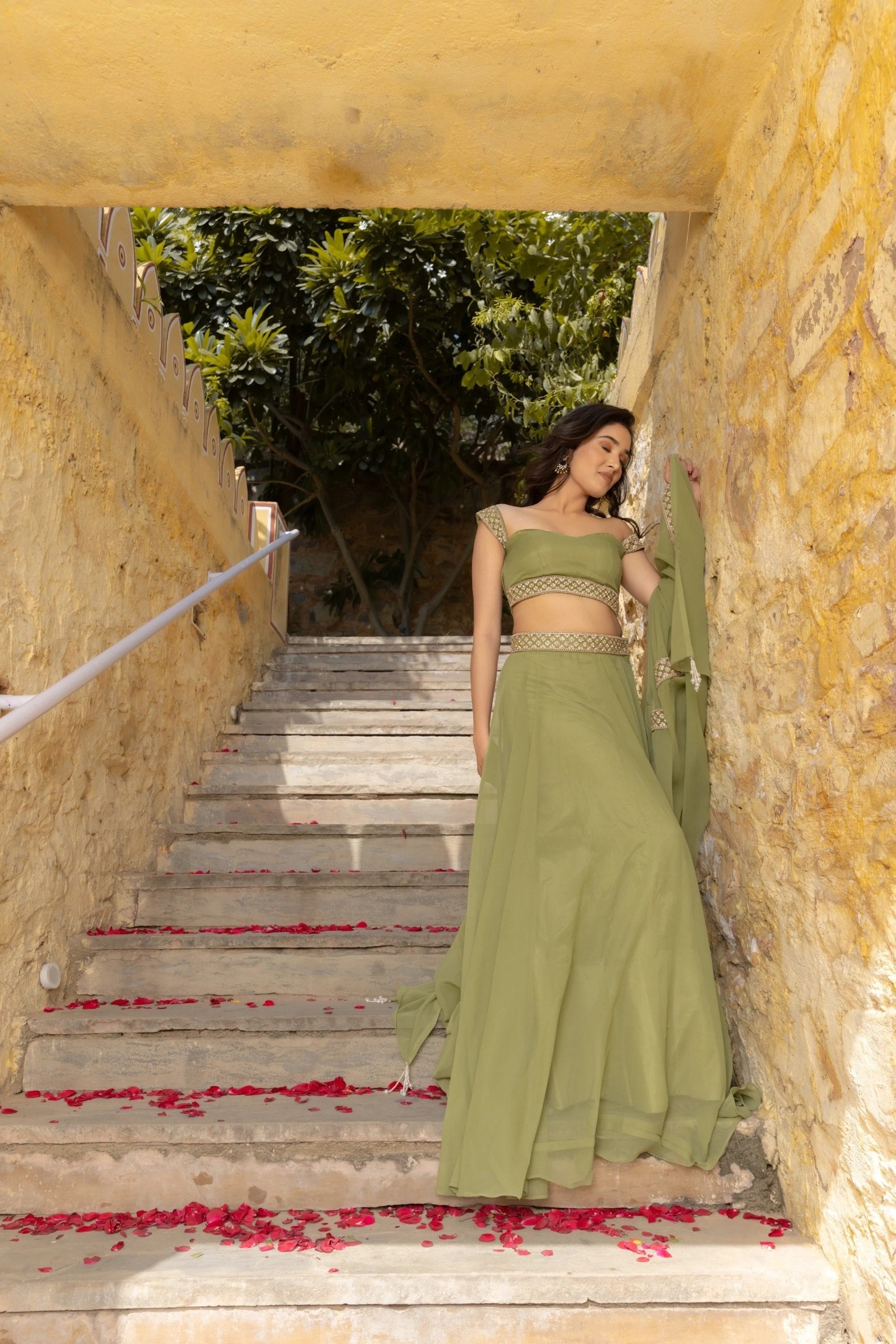 Pastel Lehenga Choli
