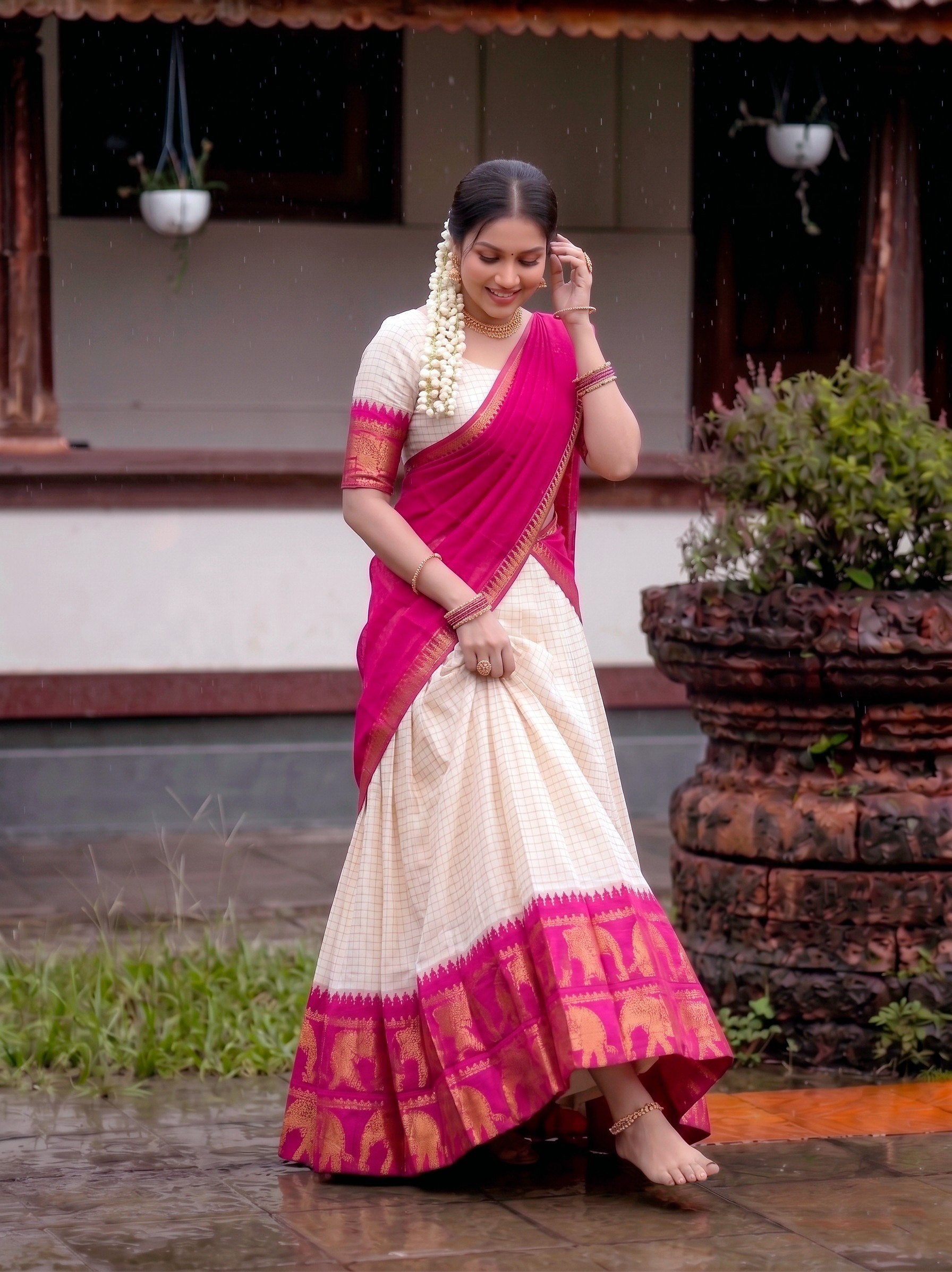 Elegant Crafted to Bring Comfort Cotton Lehengas Choli