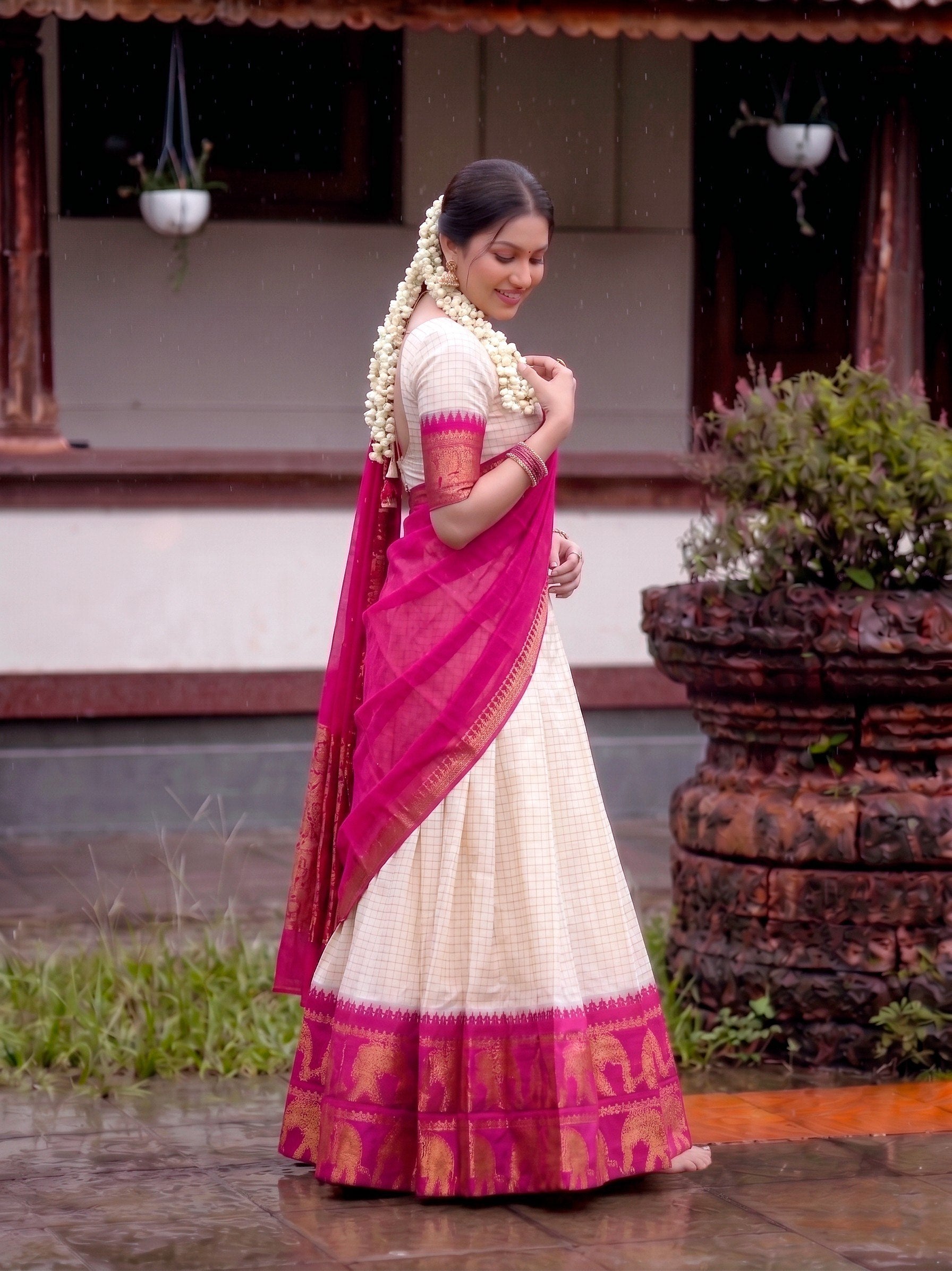 Elegant Crafted to Bring Comfort Cotton Lehengas Choli