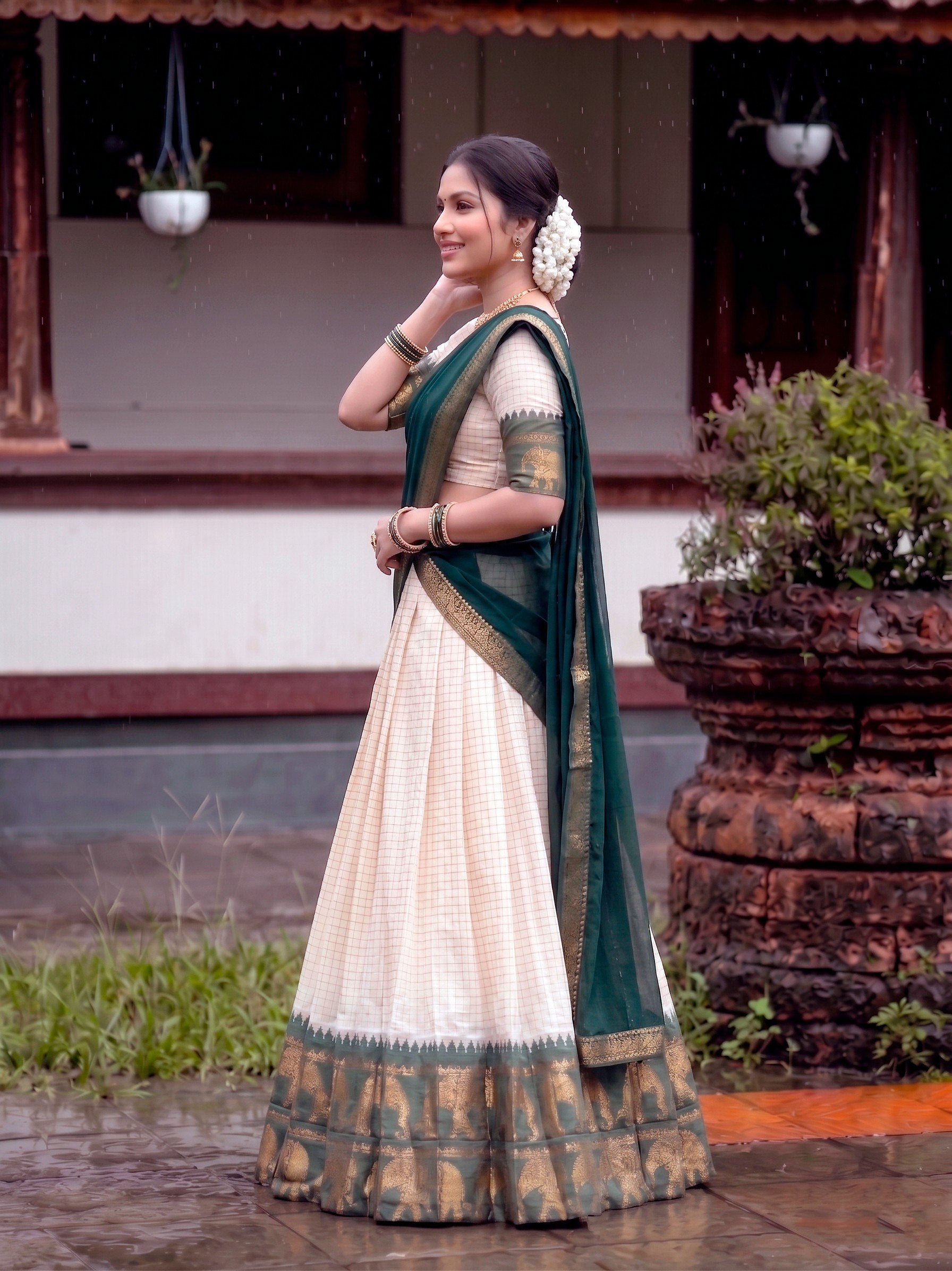 Elegant Crafted to Bring Comfort Cotton Lehengas Choli