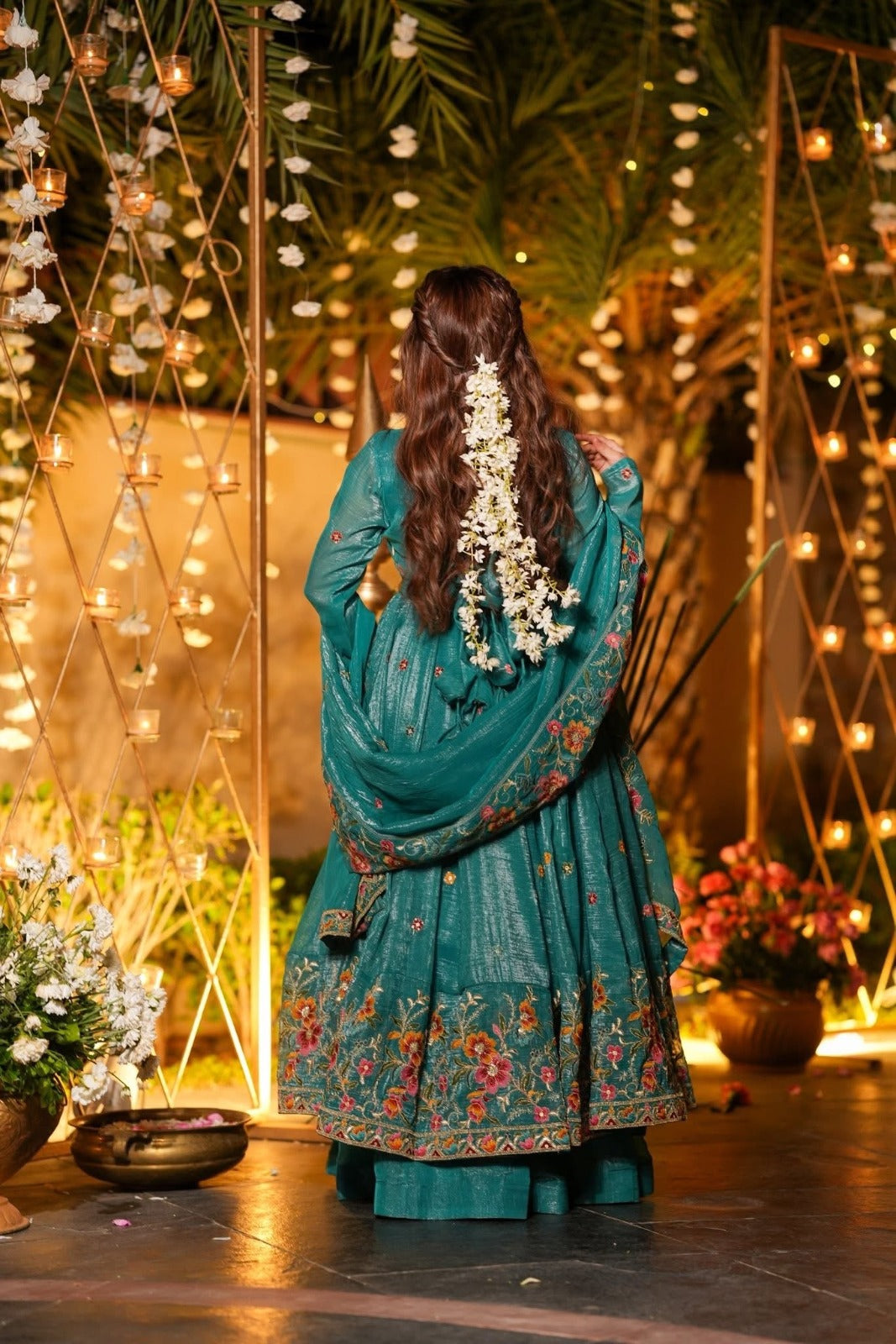 Look Top-sarara and Dupatta With Heavy Embroidery Work